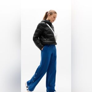 Athleta Black Puffer Jacket nwt Sz L